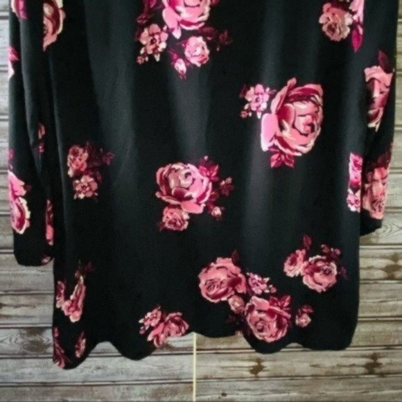 NWT Xhilaration Open Front Floral Kimono Size XXL - Picture 10 of 13